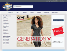 Tablet Screenshot of clothingwarehouse.com